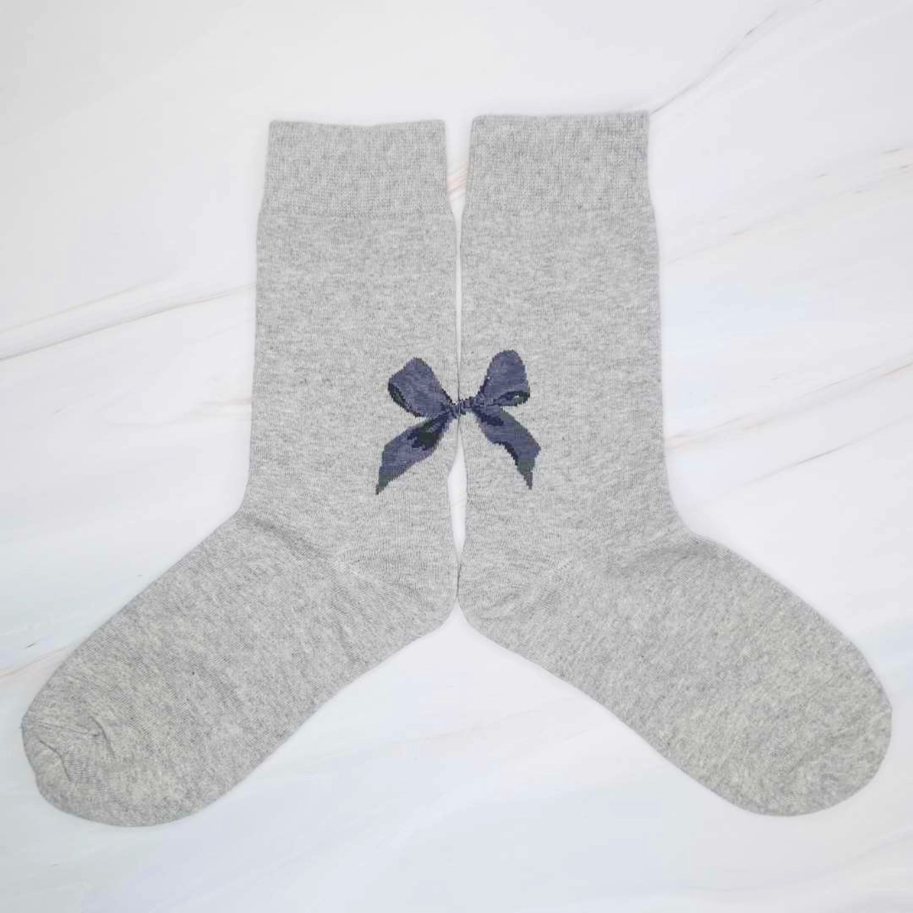 Lovely Bow On The Back Socks Set Of 3