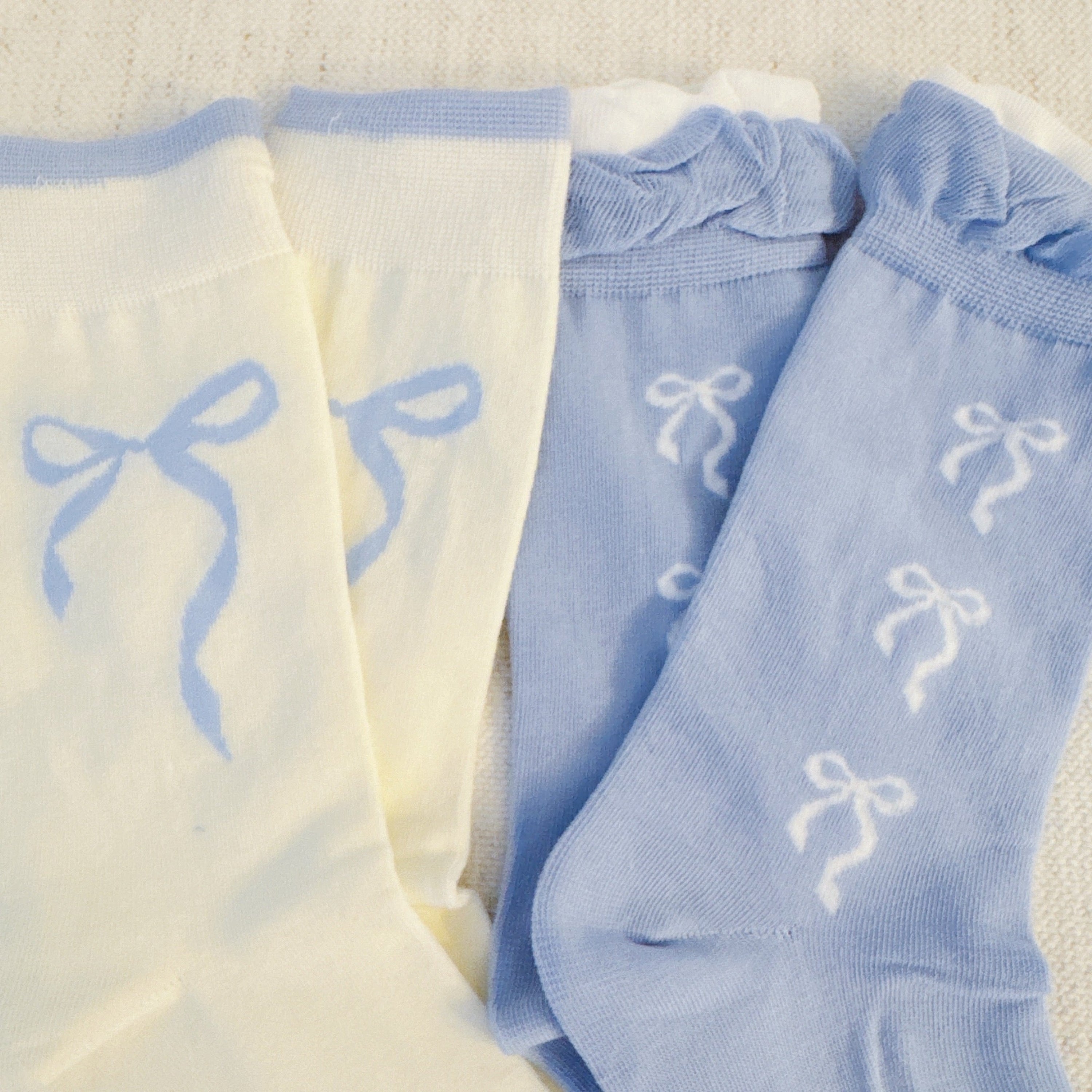Lovely Bows Socks Set Of 2