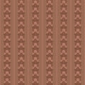 Lucia Floral Wallpaper in Grey, Beige, Terracotta and Gold