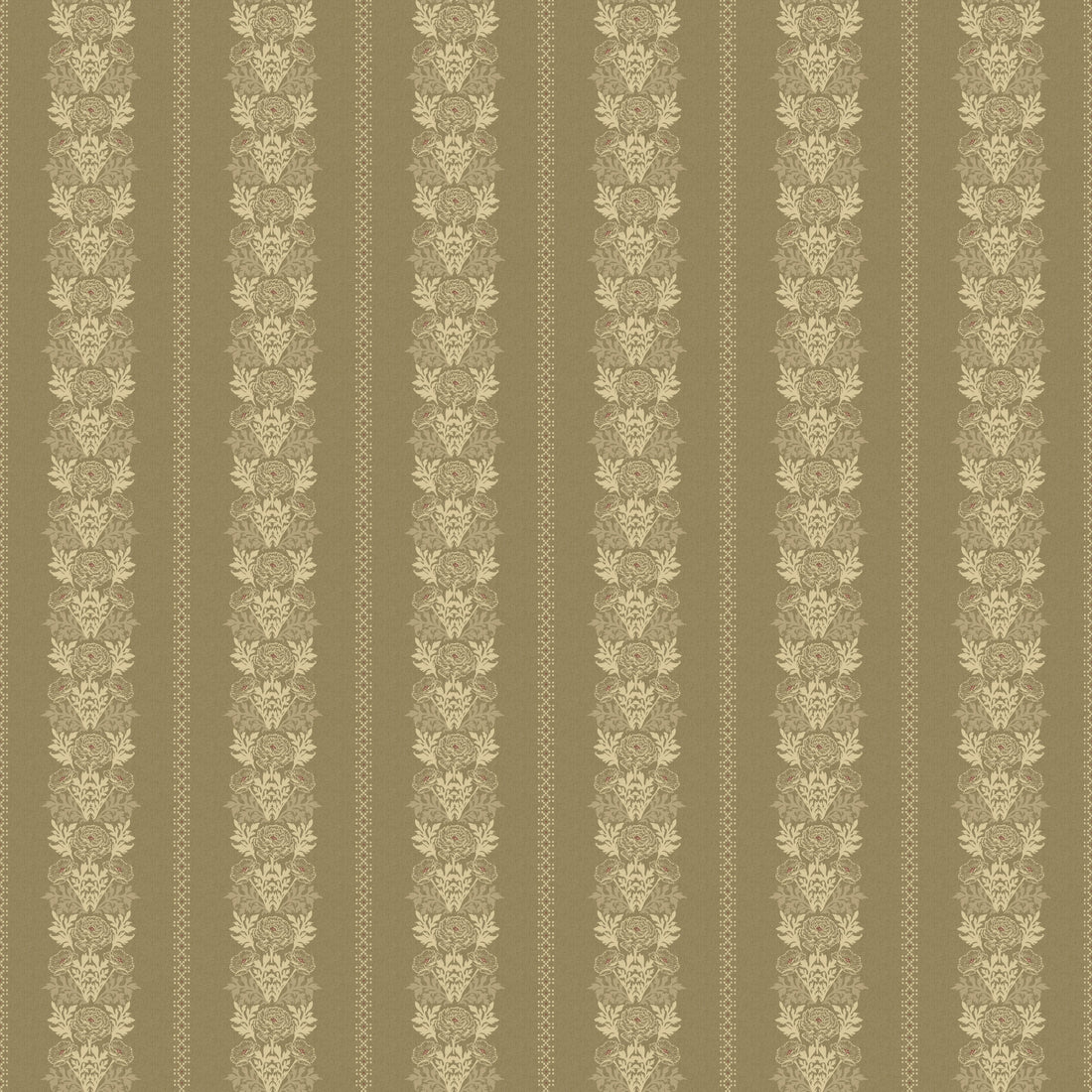 Lucia Floral Wallpaper in Grey, Beige, Terracotta and Gold