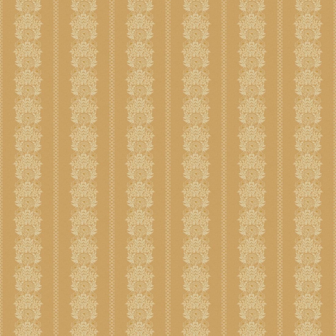 Lucia Floral Wallpaper in Grey, Beige, Terracotta and Gold