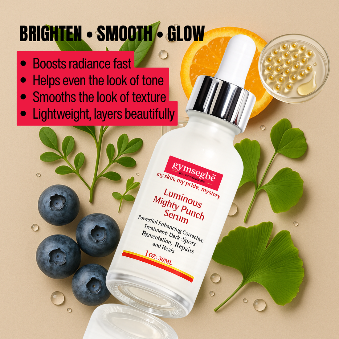 Anti-Aging Korean Glow Serum & Toner Set for Radiant Glass Skin