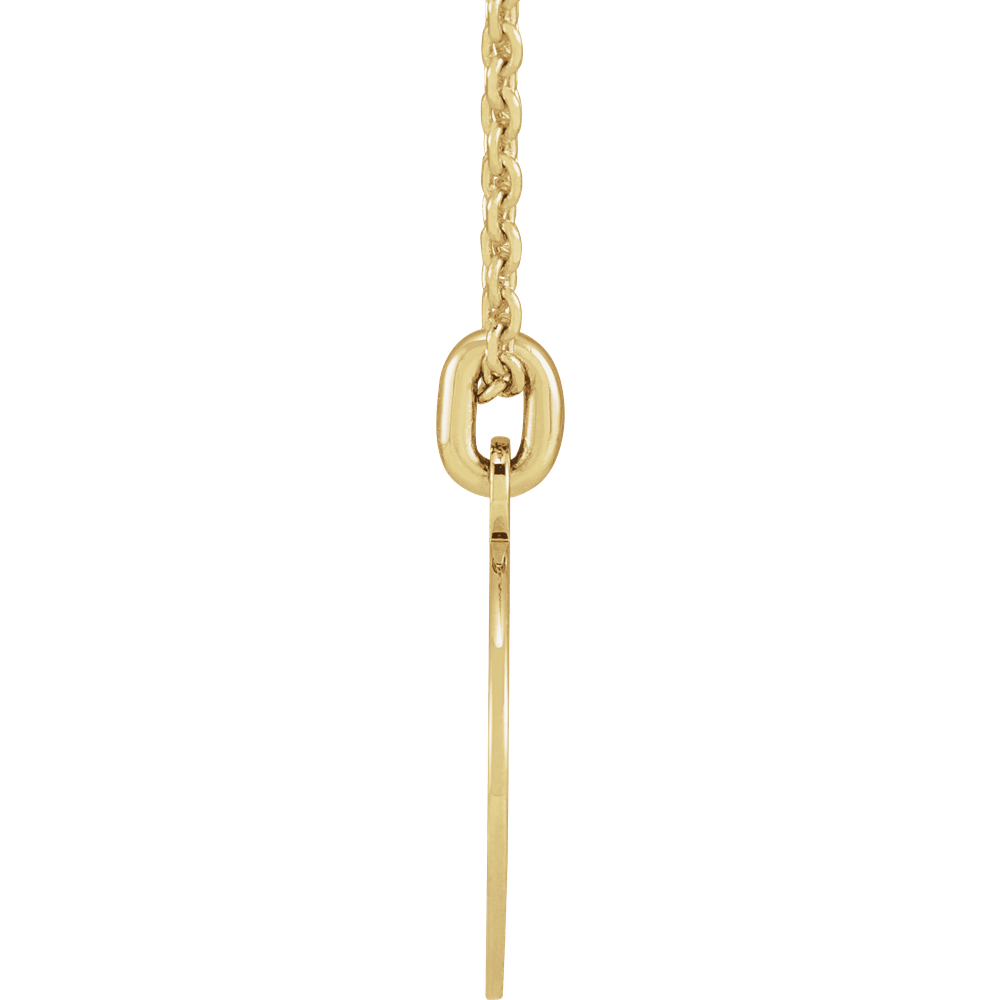 The Compass Necklace in 14K Gold Minimalist Jewelry