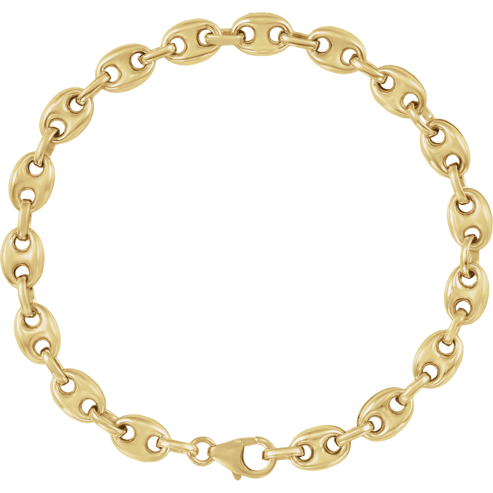 Portofino Anchor Bracelet in 14K gold-filled metal featuring a nautical charm design.