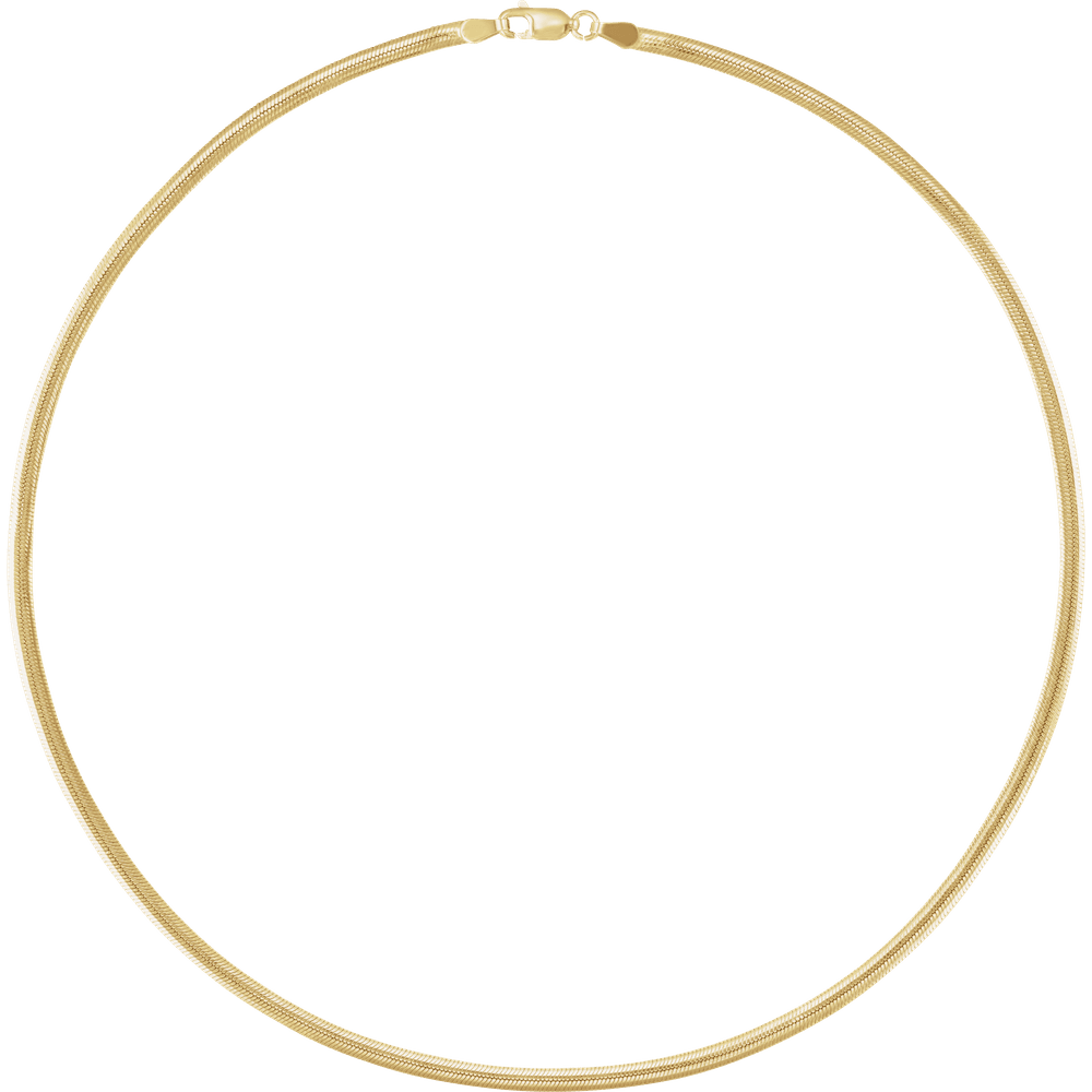 Monaco Snake Chain Necklace in 1/20 14K Gold