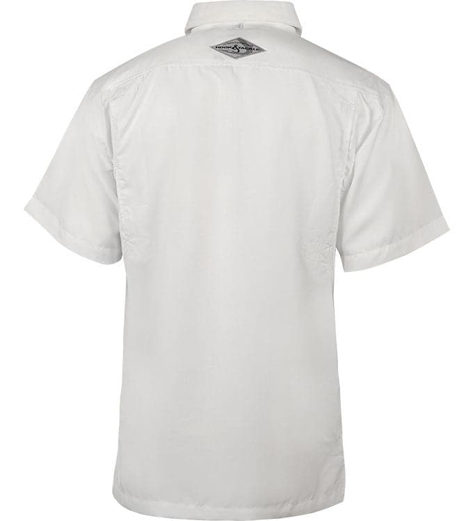 Men's Seacliff 2.0 Short Sleeve Vented Fishing Shirt - Light Blue - Image 7