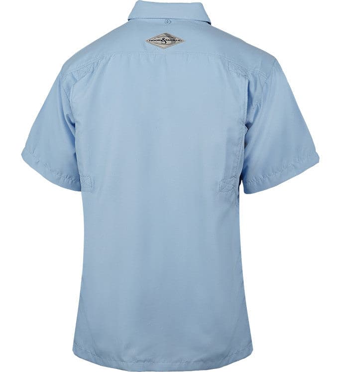 Men's Seacliff 2.0 Short Sleeve Vented Fishing Shirt - Light Blue - Image 5