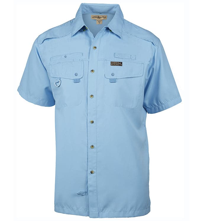 Men's Seacliff 2.0 Short Sleeve Vented Fishing Shirt - Light Blue - Image 4