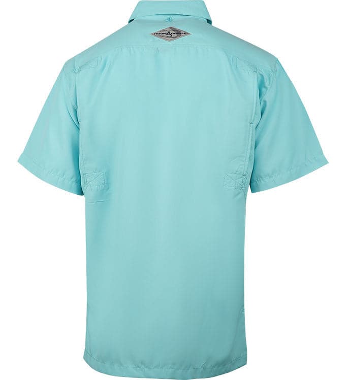 Men's Seacliff 2.0 Short Sleeve Vented Fishing Shirt - Light Blue - Image 3
