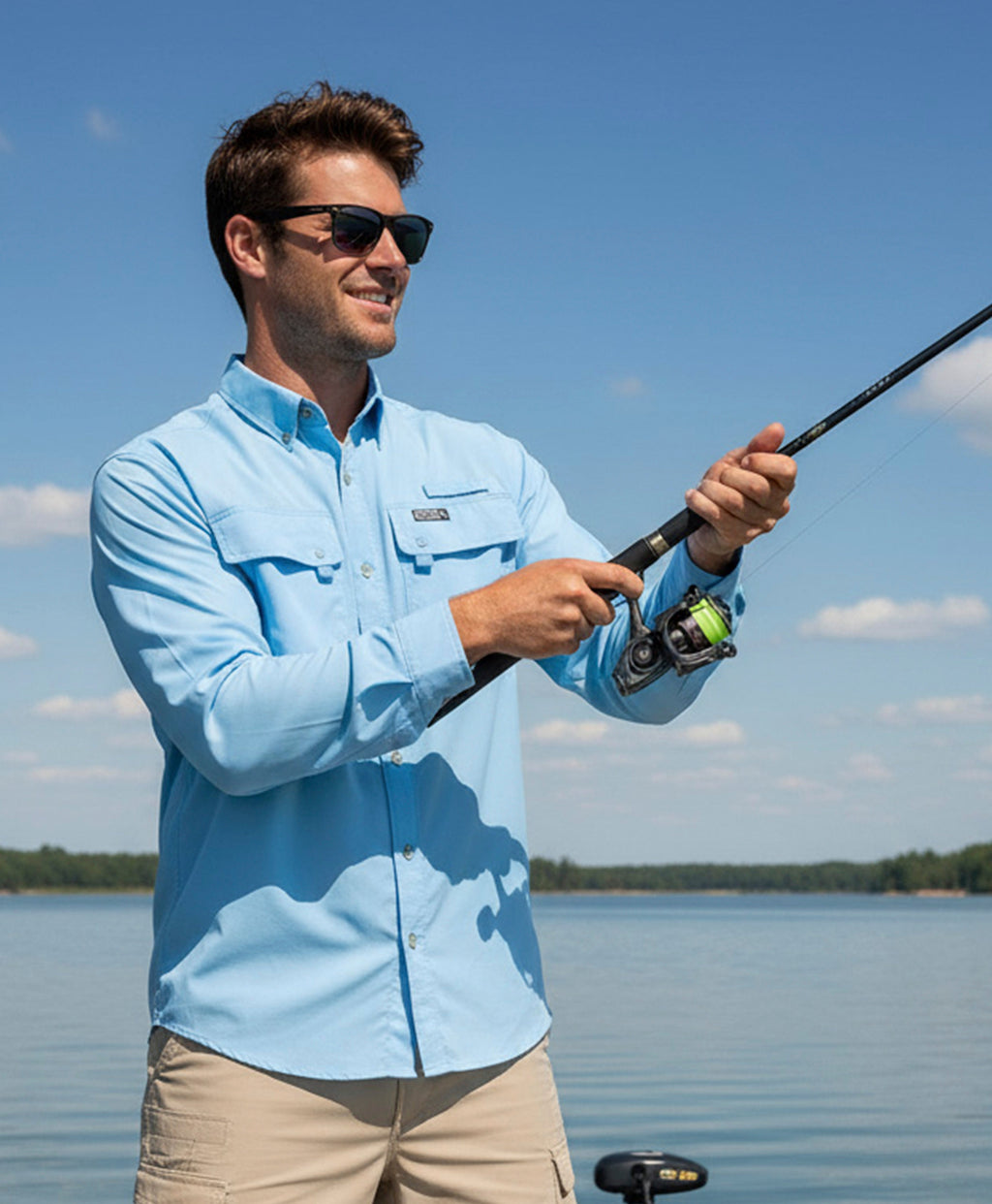 Men's Seacliff 2.0 Long Sleeve UV Vented Fishing Shirt - Image 3