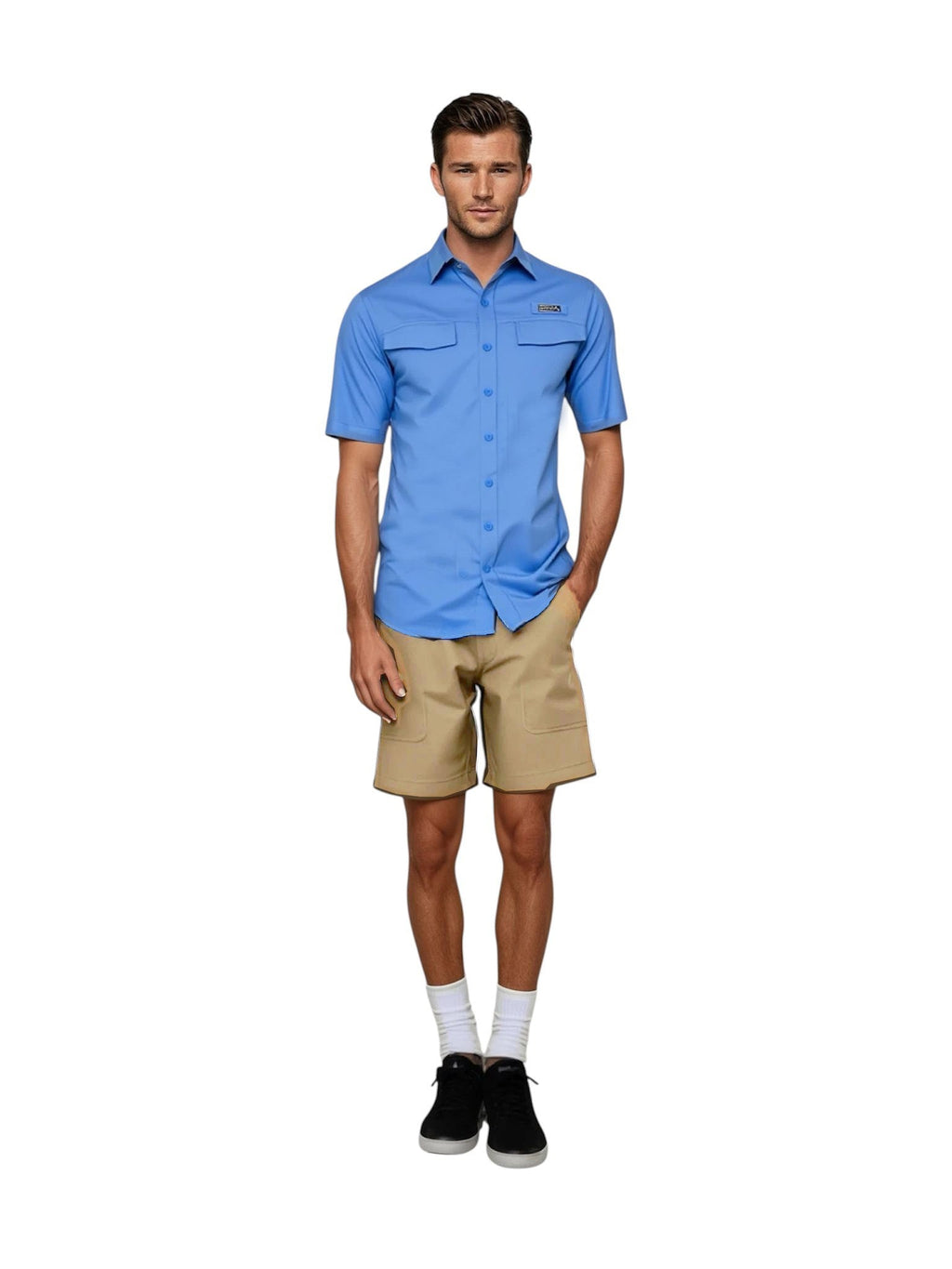 Men's Coastline Short Sleeve UV Vented Performance Fishing Shirt - Image 2