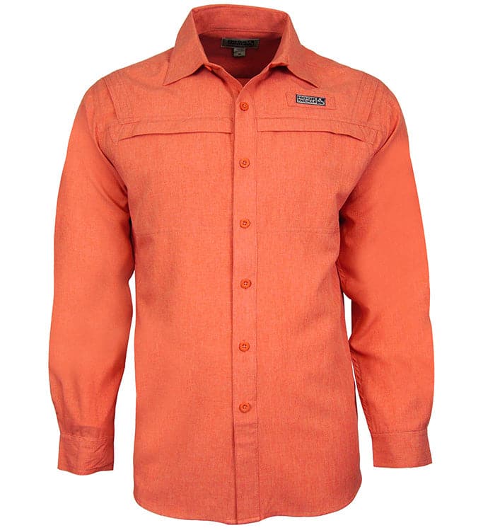 Men's Matheson Hammock Long Sleeve Vented Fishing Shirt - Blue