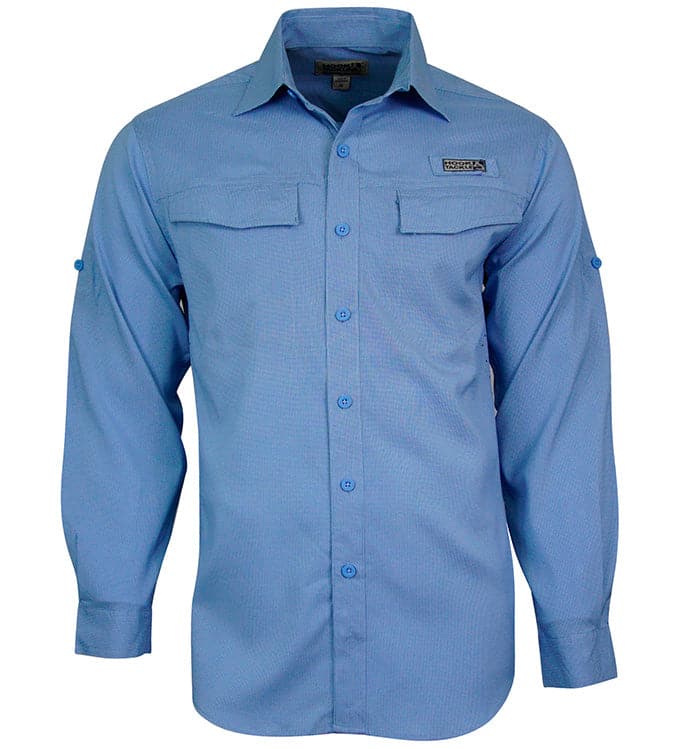 Men's Troller Long Sleeve UV Protection Vented Fishing Shirt