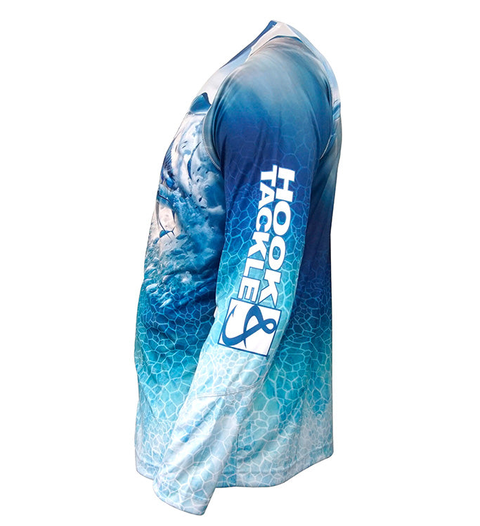 Men's Marlin Strike UV Protection Long Sleeve Fishing Shirt