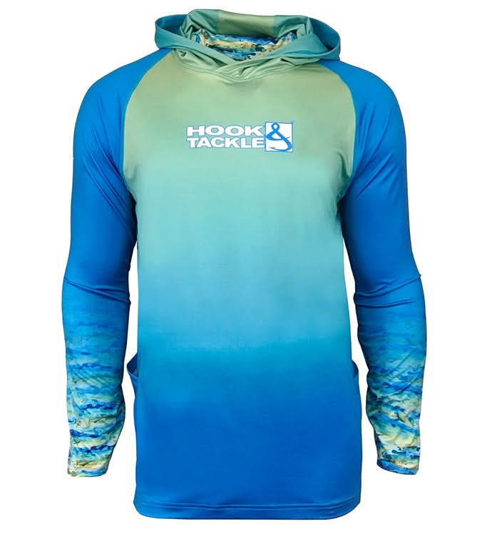 Mahi Camo UV Performance Fishing Hoodie with Built-In Gaiter - Image 3