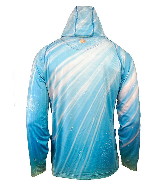 Men's Tuna Abyss UV Performance Fishing Hoodie with Face Gaiter - Image 4