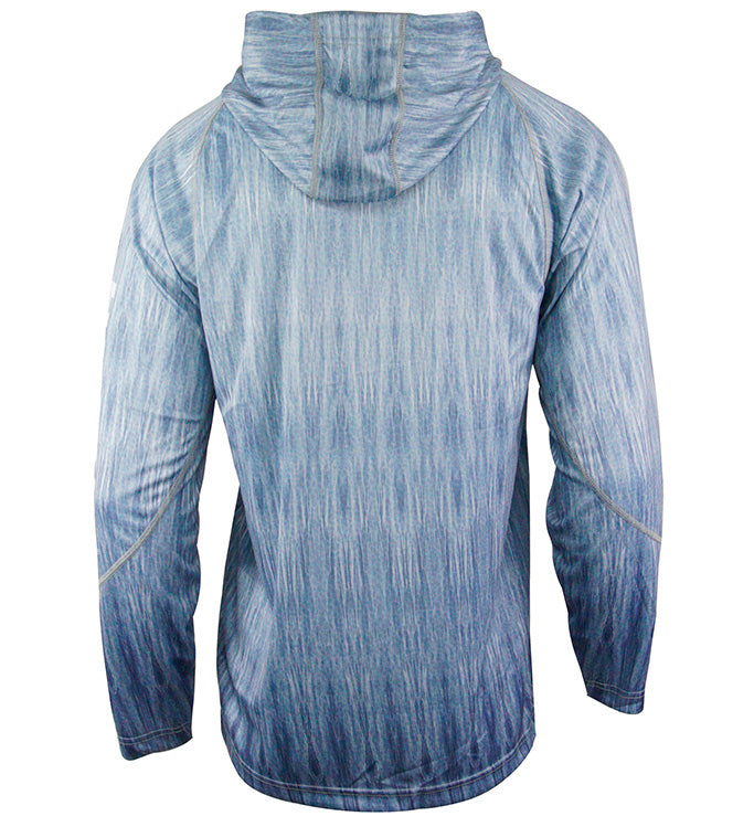 Men's Fractal UV Fishing Hoodie Performance Long Sleeve Shirt - Image 2