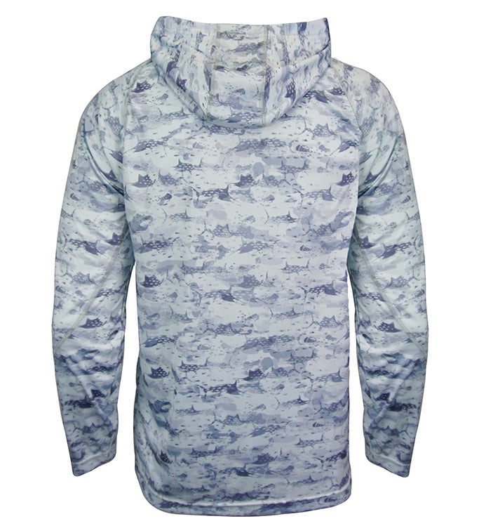 Men's Billfish Camo UV Performance Fishing Hoodie