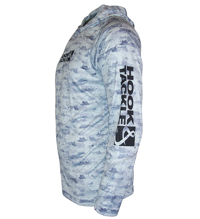 Men's Billfish Camo UV Performance Fishing Hoodie