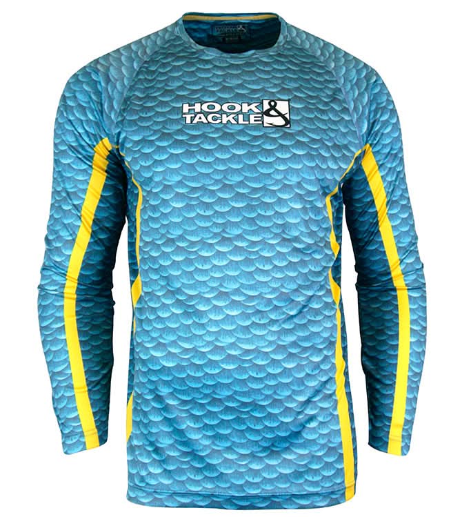 Men's Mahi Scales Long Sleeve UV Protection Fishing Shirt - Image 3