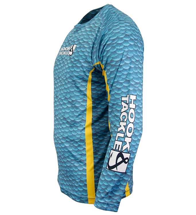 Men's Mahi Scales Long Sleeve UV Protection Fishing Shirt - Image 4