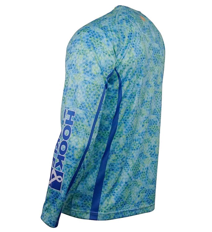 Men's Hexa Dreams Long Sleeve UV Protection Performance Fishing Shirt - Image 3
