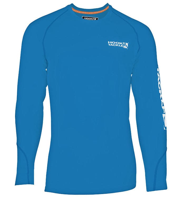Men's Seamount Long Sleeve UV Performance Fishing Shirt Navy - Image 9
