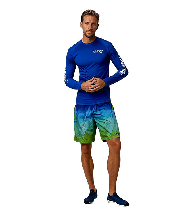 Men's Seamount Long Sleeve Performance UV Fishing Shirt - Image 9