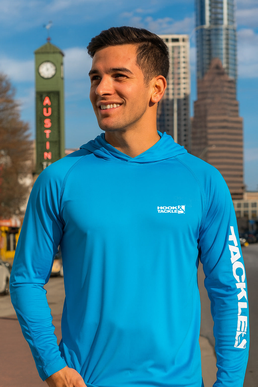 Men's Seamount Performance Long Sleeve UV Fishing Hoodie