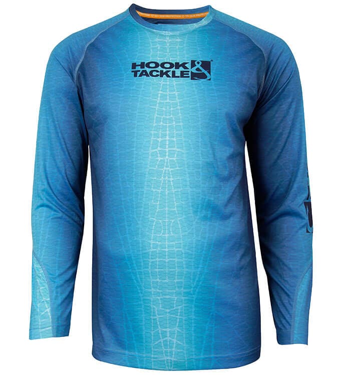 Men's Fractal Skin Long Sleeve UV Protection Fishing Shirt