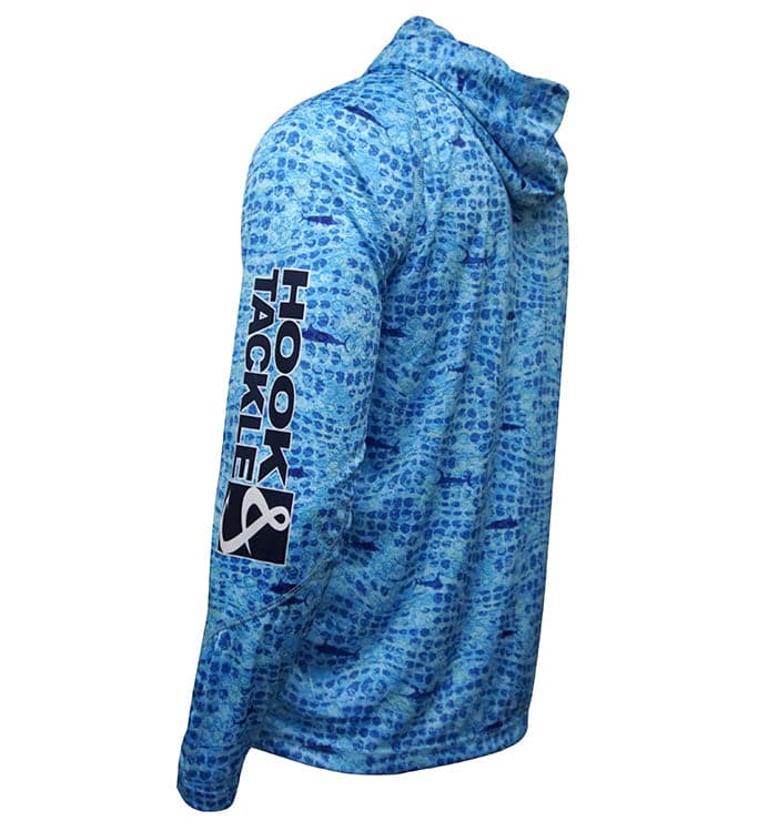 Men's Marlin Flow UV Fishing Hoodie with Moisture Wicking Fabric