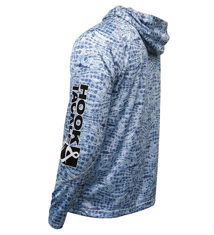 Men's Marlin Flow UV Fishing Hoodie with Moisture Wicking Fabric