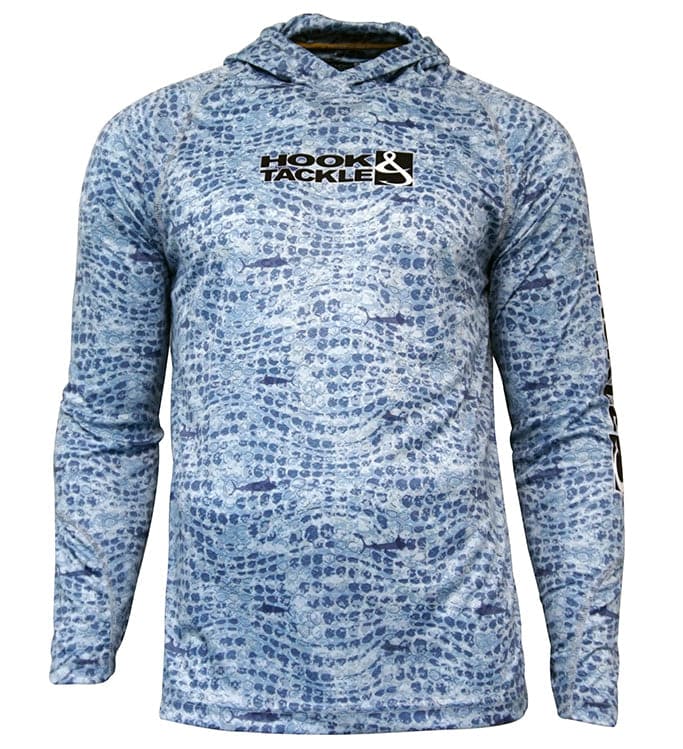 Men's Marlin Flow UV Fishing Hoodie with Moisture Wicking Fabric