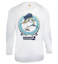 Men's Long Sleeve UV Protection Sailfish Graphic Fishing Shirt