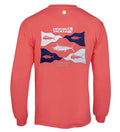 Men's Fish Flags Long Sleeve UV Protection Fishing T-Shirt - Image 3