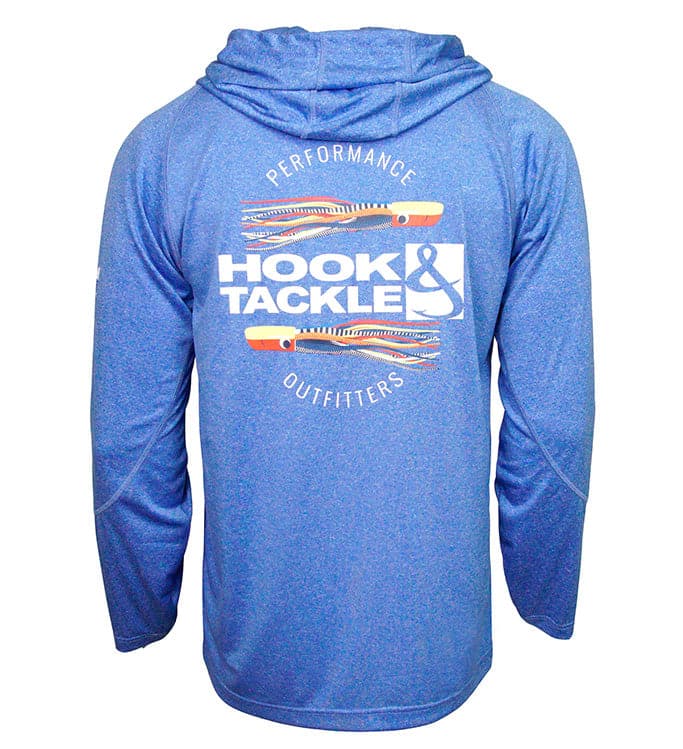 Men's Offshore Lures Long Sleeve UV Performance Fishing Hoodie