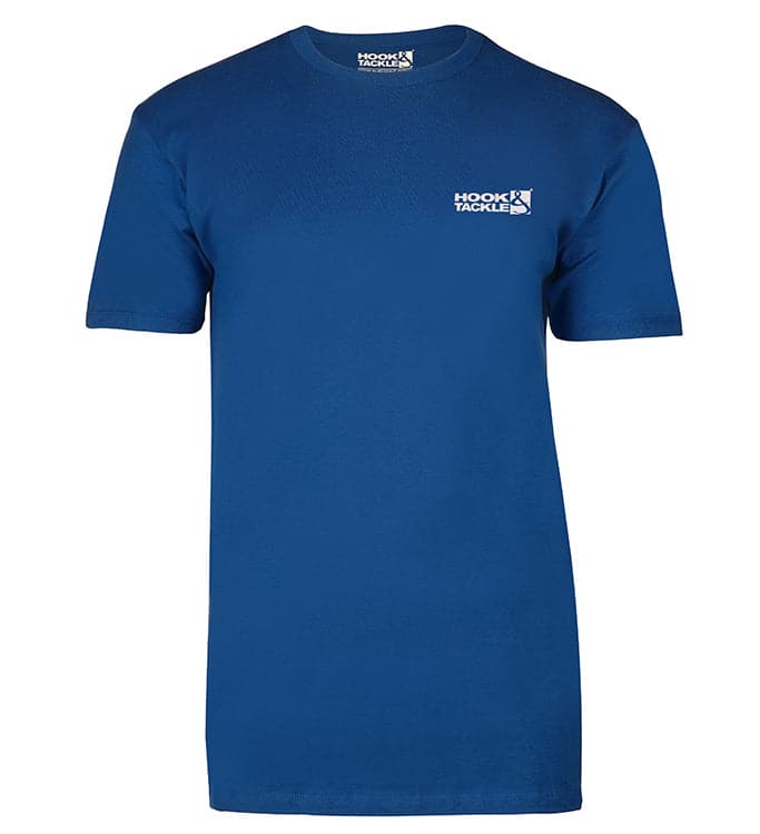 Men's Ahi Premium Fishing T-Shirt in Royal Blue