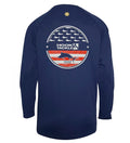 Men's Fins & Stripes Long Sleeve UV Protection Fishing Shirt - Image 4