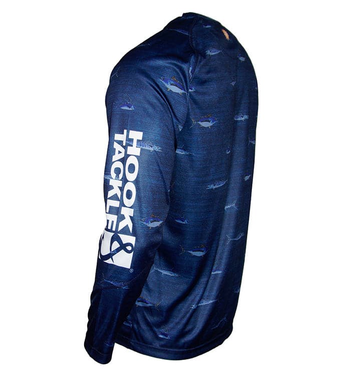 Youth Offshore Fish Performance Long Sleeve UV Fishing Shirt - Image 2