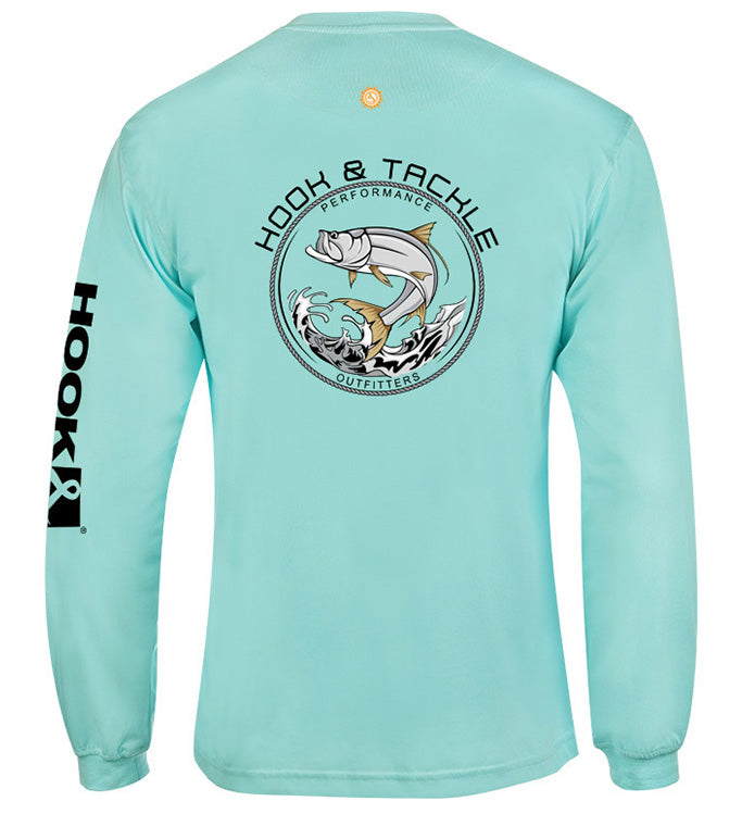Men's Tarpon Leap Performance Long Sleeve UV Fishing Shirt - Image 3