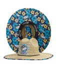 Tuna Tropical Straw Lifeguard Hat with Chin Strap