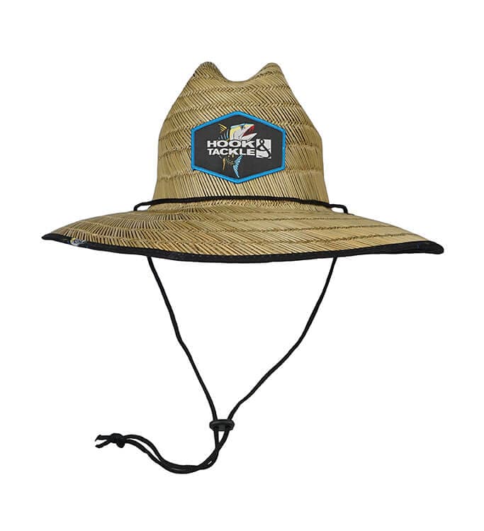 Tuna Lifeguard Straw Hat with Under-Brim Graphic Print - Image 4