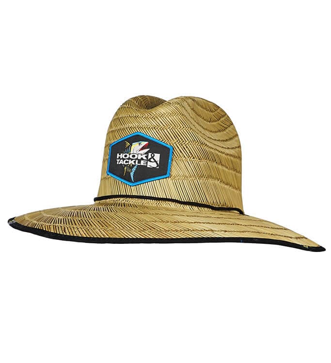 Tuna Lifeguard Straw Hat with Under-Brim Graphic Print - Image 2