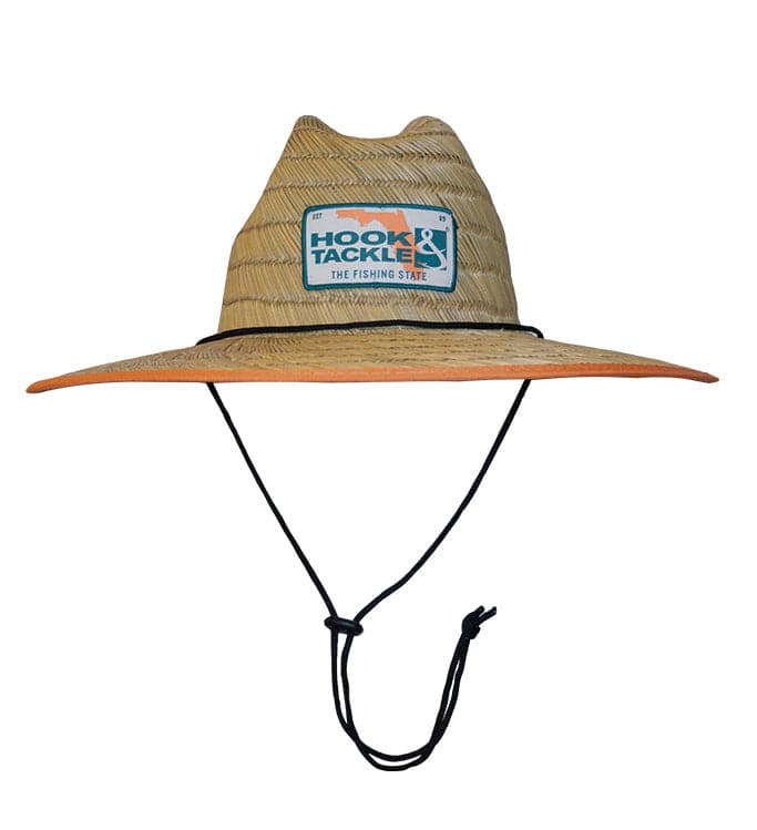 Florida Tag Straw Lifeguard Hat with Sun Protection Brim - Image 4