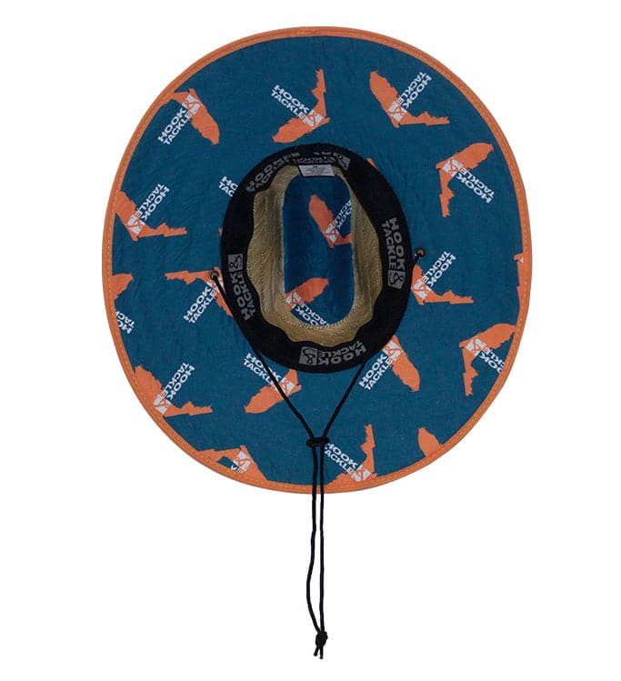 Florida Tag Straw Lifeguard Hat with Sun Protection Brim - Image 3