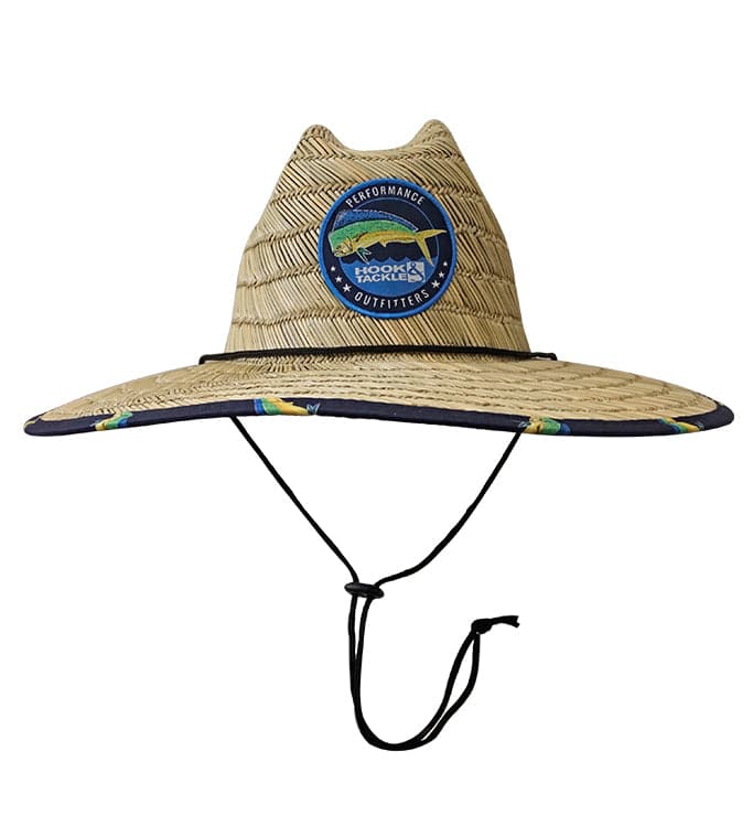 Mahi Mahi Lifeguard Straw Hat with Performance Fish Patch - Image 3