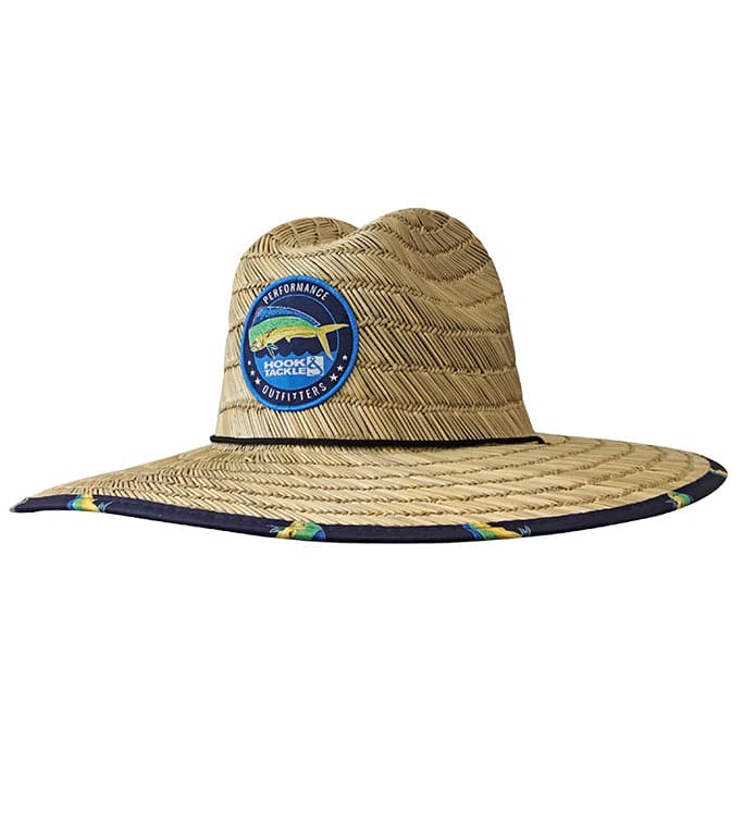 Mahi Mahi Lifeguard Straw Hat with Performance Fish Patch - Image 2