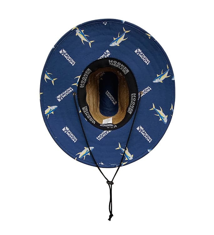 Yellowfin Lifeguard Straw Hat with Under-Brim Print - Image 2
