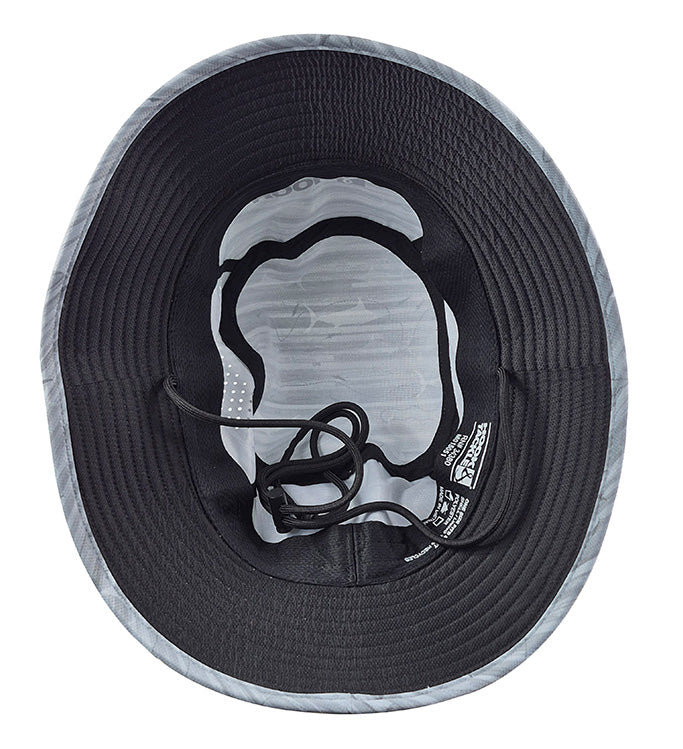 Marlin Latitude Printed Fishing Bucket Hat with Chin Strap