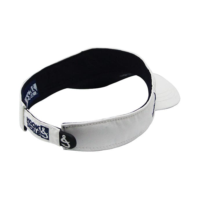 Navy Blue Open Top Fishing Visor with Moisture Transport Fabric